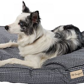 Pet Comfort Lima Lacivert Kareli 90x60 cm Köpek Yatağı