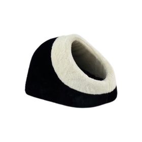 Pet Comfort Nest Siyah Beyaz 40x40 cm Kedi Yatağı