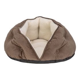 Pet Comfort Paris Kahverengi 60 cm Peluş Kedi ve Köpek Yatağı