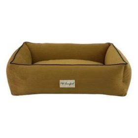 Pet Comfort Parliament Mavi w Hardal Biye S 75x60 cm 21051 Golf Kedi ve Köpek Yatağı