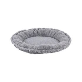 Pet Comfort Sunflower Çift Taraflı Gri Dot Peluş 85 cm Köpek Yatağı