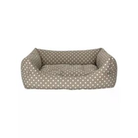 Pet Comfort Uniform Bej Puantiyeli L 70x60 cm Köpek Yatağı