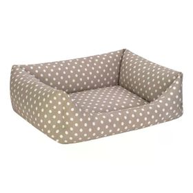 Pet Comfort Uniform Bej Puantiyeli M 60x50 cm Kedi ve Köpek Yatağı