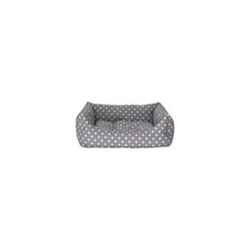 Pet Comfort Uniform Gri Puantiyeli S 50x40 cm Köpek Yatağı