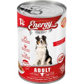 Pet Food Energy 10x400 gr Sığır Etli Yetişkin Köpek Yaş Konserve Maması