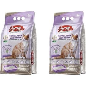 Pet Food Energy Bentonit Lavanta Kokulu 2x5 lt Kedi Kumu