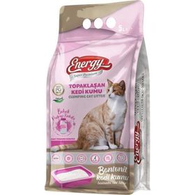 Pet Food Energy Bentonit Pudra Kokulu 5 lt Kedi Kumu