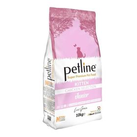 Pet Line 10 kg Chicken Selection Junior Tavuklu Düşük Tahıllı Yavru Kedi Maması