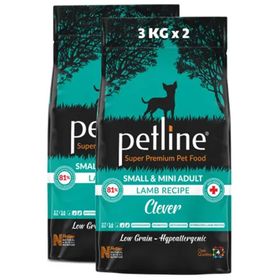 Pet Line Clever Small & Mini Adult Tahılsız Kuzu Etli 6 kg Kuru Köpek Maması