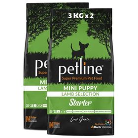 Pet Line Mini Puppy Kuzu Etli Düşük Tahıllı 6 kg Kuru Köpek Maması