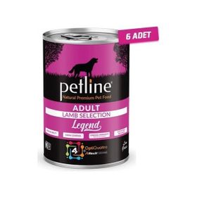 Pet Line Natural Adult Kuzu ve Pirinçli Pate 6x400 gr Yetişkin Köpek Konservesi