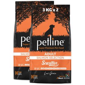 Pet Line Sensitive Skin & Coat Tahılsız Somon Balıklı Yetişkin 2x3 kg Kuru Köpek Maması