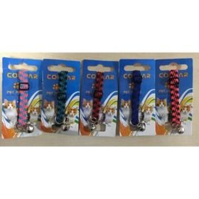 Pet Pretty Desenli Çıngıraklı Lastikli Kedi Boyun Tasması