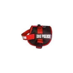 Pet Pretty Kırmızı Dog Police Large Göğüs Tasması