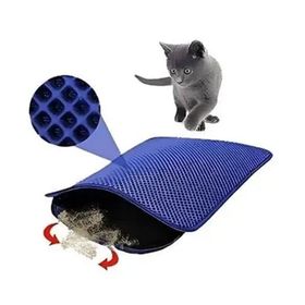 Pet Pretty Mavi 50x60 cm Elekli Kedi Tuvaleti Paspası