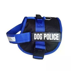 Pet Pretty Mavi Dog Police Small Göğüs Tasması