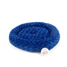 Pet Pretty Peluş Mavi 55x55 cm Simit Köpek Yatağı
