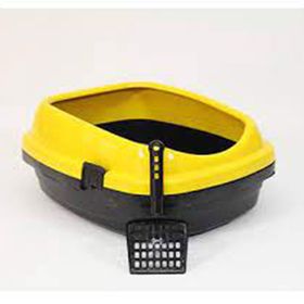 Pet Style 49,5 x 40 x 22 cm Sarı Comfort Kürekli Kedi Tuvaleti