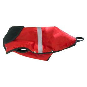 Pet Style No:4 Kırmızı Yakalı ve Reflektörlü Yağmurluk