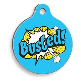 Pet Tag Art Busted Yuvarlak Köpek Künyesi