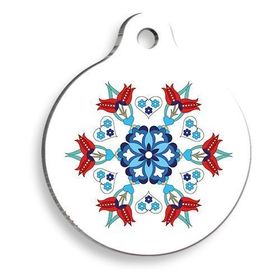 Pet Tag Art Motif 6 Kedi ve Köpek Künyesi
