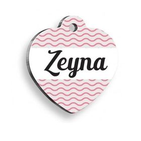 Pet Tag Art Mutlu Yuvarlak Kedi ve Köpek Künyesi