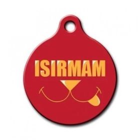 Pet Tag Art Qr Smart ID Isırmam Desenli Kedi Köpek Künyesi