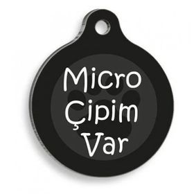 Pet Tag Art Qr Smart ID Mikro Çipim Var Kedi ve Köpek Künyesi
