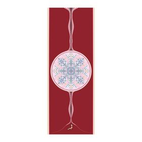Petarya Mandala Series 4.1 mm Be Here Now Doğal Kauçuk Kaydırmaz Yoga Matı