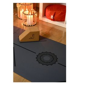 Petarya Nature Series Mantar Kum Rengi Yarım Yoga Bloku