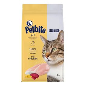 Petbite Kısırlaştırılmış Yetişkin Tavuk Etli 1 kg Kuru Kedi Mama