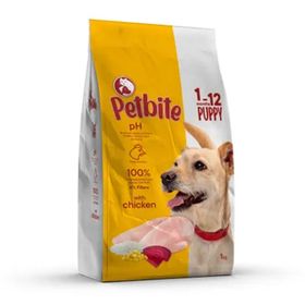 Petbite Yavru Köpekler İçin Tavuk Etli 1 kg Kuru Köpek Maması