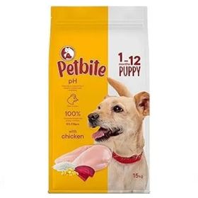 Petbite Yavru Köpekler İçin Tavuk Etli 15 kg Kuru Köpek Maması