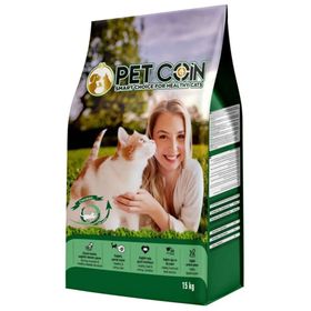 Petcoin Tavuklu 15 kg Kedi Maması