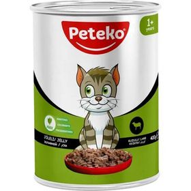 Peteko 12x400 gr Jöleli Kuzulu Yetişkin Kedi Yaş Maması