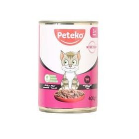 Peteko 400 gr Biftekli Jöleli Kedi Konserve Maması