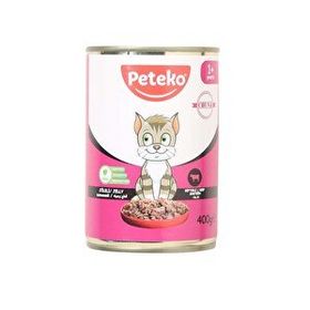 Peteko 400 gr Biftekli Jöleli Kedi Konserve Maması