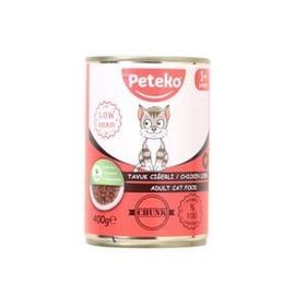 Peteko 400 gr Tavuklu Jöleli Kedi Konserve Maması