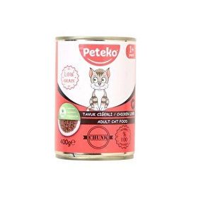 Peteko 400 gr Tavuklu Jöleli Kedi Konserve Maması