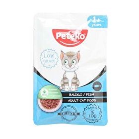 Peteko 85 gr Jöleli Balıklı Pouch Kedi Maması