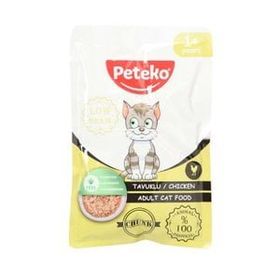 Peteko 85 gr Jöleli Tavuklu Pouch Kedi Maması