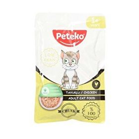 Peteko 85 gr Jöleli Tavuklu Pouch Kedi Maması