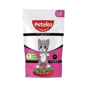 Peteko 85 gr Tavuklu Pouch Jöleli Yavru Kedi Maması