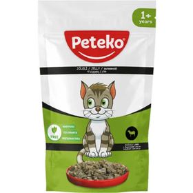 Peteko Kuzulu Yetişkin Kedi 24x85 gr Yaş Mama