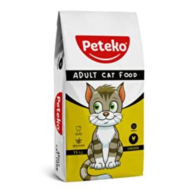 Peteko Tavuklu 15 kg Yetişkin Kedi Maması