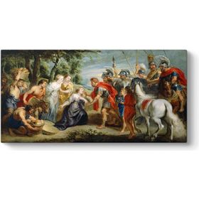Peter Paul Rubens - The Meeting Of David Tablosu