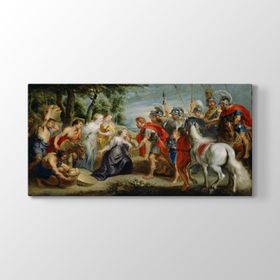 Peter Paul Rubens - The Meeting Of David Tablosu