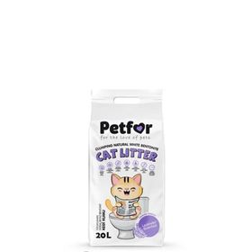 Petfor Lavantalı 2x20 lt Kedi Kumu