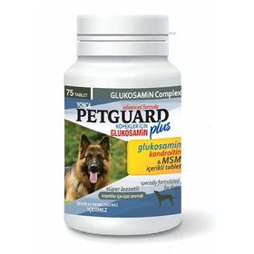 Petguard Köpekler İçin Kondroitinli Glukosamin Tableti 75 Adet Vitamin