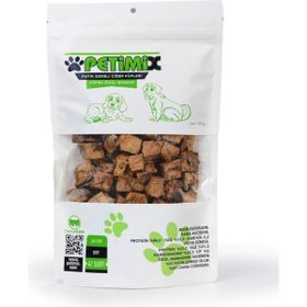 Petimix Fıstık Ezmeli Dana Ciğer Küpleri 100 gr Köpek Ödül Maması